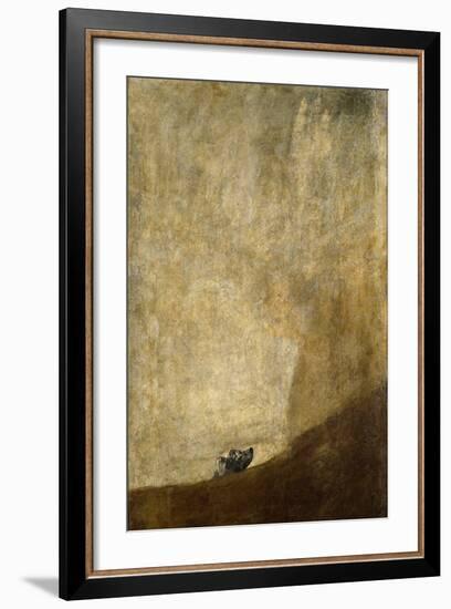 The Dog, 1820-23-Francisco de Goya-Framed Giclee Print