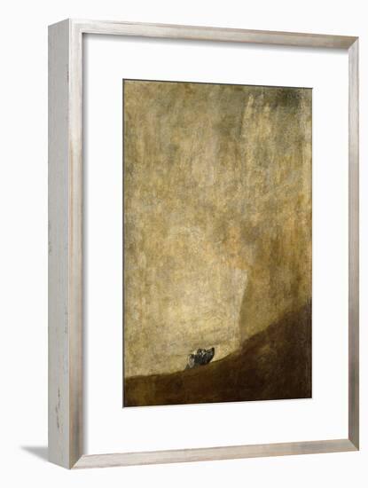 The Dog, 1820-23-Francisco de Goya-Framed Giclee Print