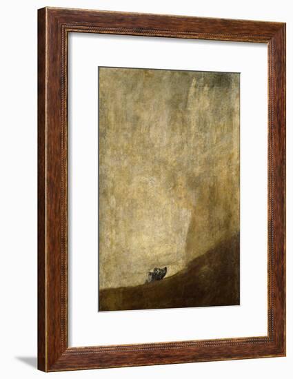 The Dog, 1820-23-Francisco de Goya-Framed Giclee Print