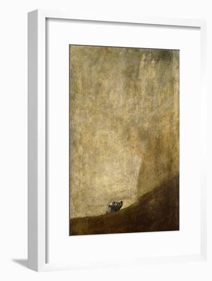 The Dog, 1820-23-Francisco de Goya-Framed Giclee Print