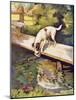 The Dog and the Shadow from 'Aesop's Fables', London-John Edwin Noble-Mounted Giclee Print