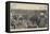 The Dog Derby, a Sketch at Altcar-null-Framed Premier Image Canvas