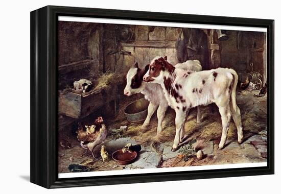 The Dog in the Manger, 1885-Walter Hunt-Framed Premier Image Canvas