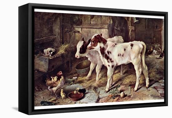 The Dog in the Manger, 1885-Walter Hunt-Framed Premier Image Canvas