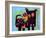 The Dog Sees It’s Tail-Susse Volander-Framed Art Print