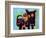The Dog Sees It’s Tail-Susse Volander-Framed Art Print
