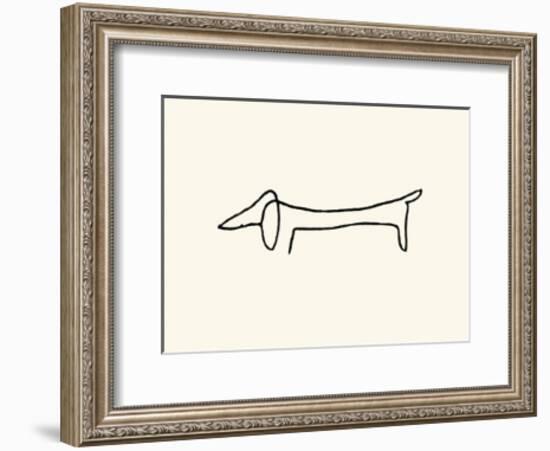 The Dog-Pablo Picasso-Framed Serigraph