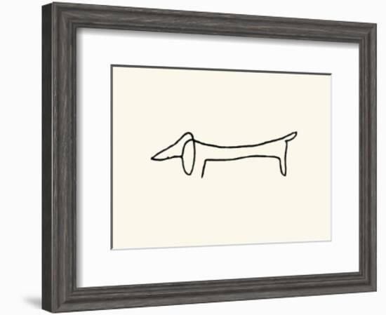 The Dog-Pablo Picasso-Framed Serigraph