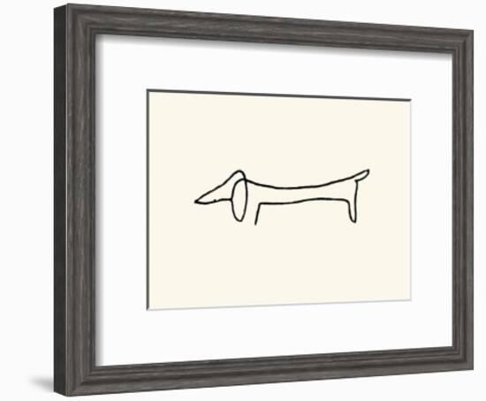 The Dog-Pablo Picasso-Framed Serigraph