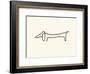 The Dog-Pablo Picasso-Framed Serigraph