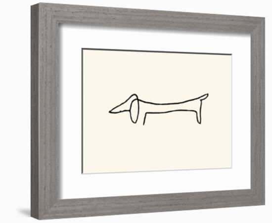 The Dog-Pablo Picasso-Framed Serigraph