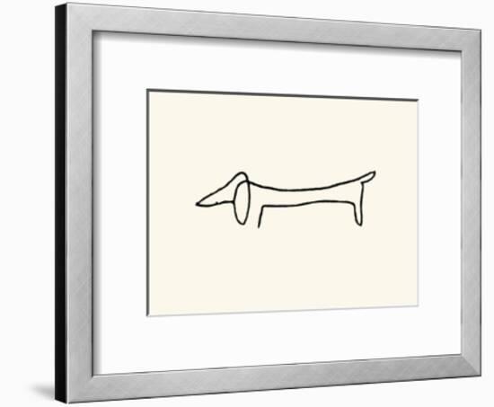 The Dog-Pablo Picasso-Framed Serigraph