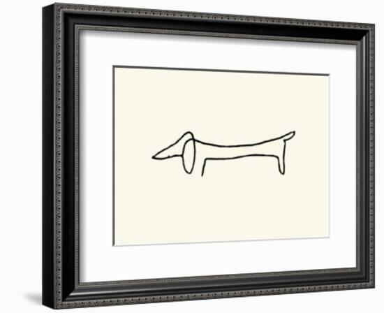 The Dog-Pablo Picasso-Framed Serigraph