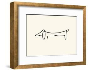 The Dog-Pablo Picasso-Framed Serigraph
