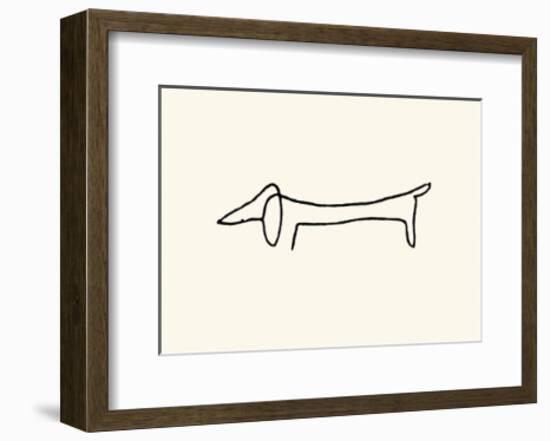 The Dog-Pablo Picasso-Framed Serigraph