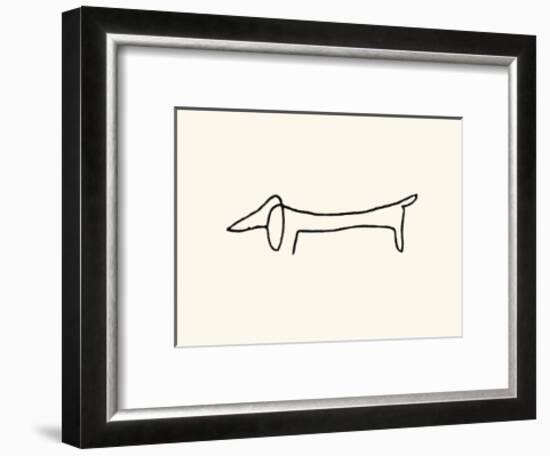 The Dog-Pablo Picasso-Framed Serigraph