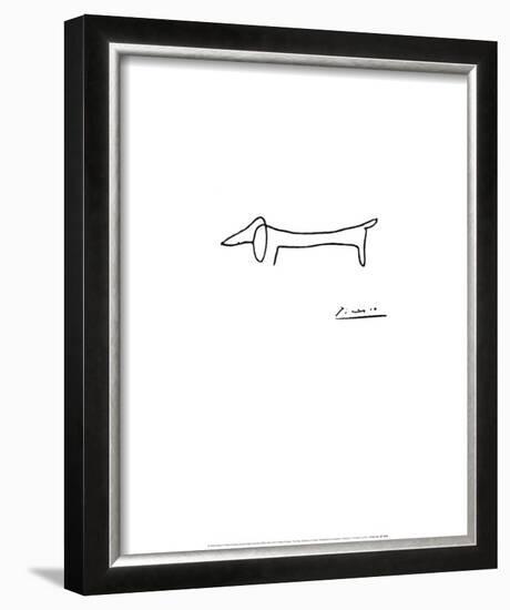 The Dog-Pablo Picasso-Framed Art Print