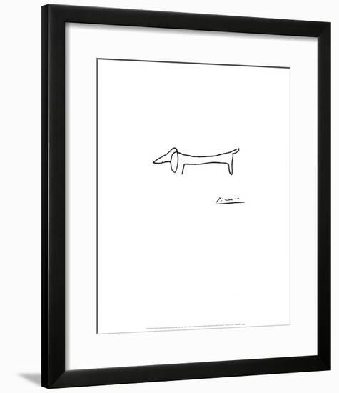 The Dog-Pablo Picasso-Framed Art Print