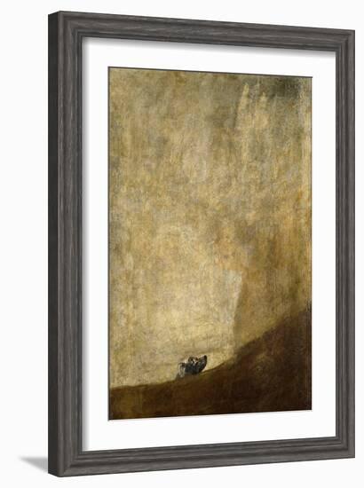 The Dog-Francisco de Goya-Framed Premium Giclee Print