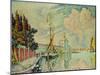 The Dogana, 1909-Paul Signac-Mounted Giclee Print