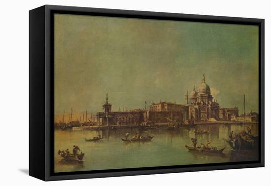 'The Dogana and Salute, Venice', c1775, (1938)-Francesco Guardi-Framed Premier Image Canvas