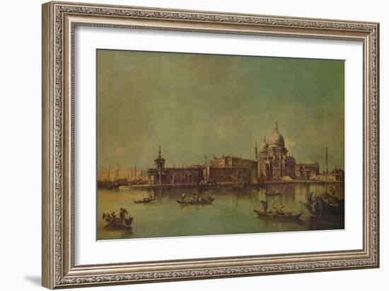 'The Dogana and Salute, Venice', c1775, (1938)-Francesco Guardi-Framed Giclee Print