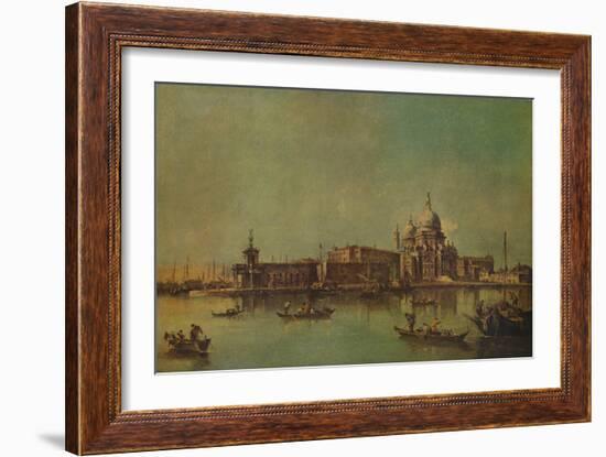 'The Dogana and Salute, Venice', c1775, (1938)-Francesco Guardi-Framed Giclee Print