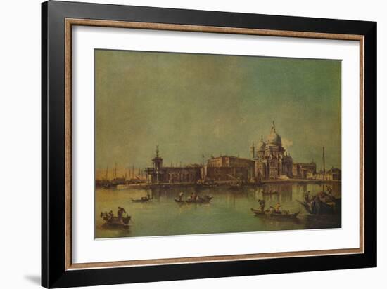 'The Dogana and Salute, Venice', c1775, (1938)-Francesco Guardi-Framed Giclee Print