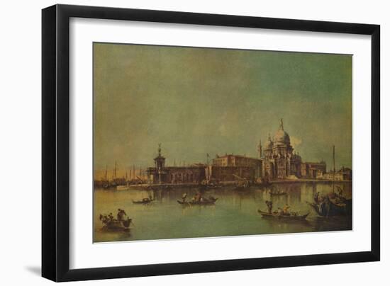 'The Dogana and Salute, Venice', c1775, (1938)-Francesco Guardi-Framed Giclee Print