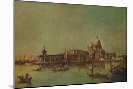 'The Dogana and Salute, Venice', c1775, (1938)-Francesco Guardi-Mounted Giclee Print