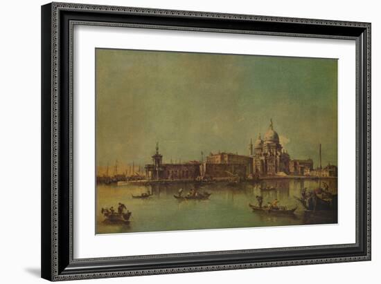 'The Dogana and Salute, Venice', c1775, (1938)-Francesco Guardi-Framed Giclee Print