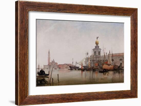 The Dogana Di Mare with San Giorgio Maggiore Beyond, 1863-Edward William Cooke-Framed Giclee Print