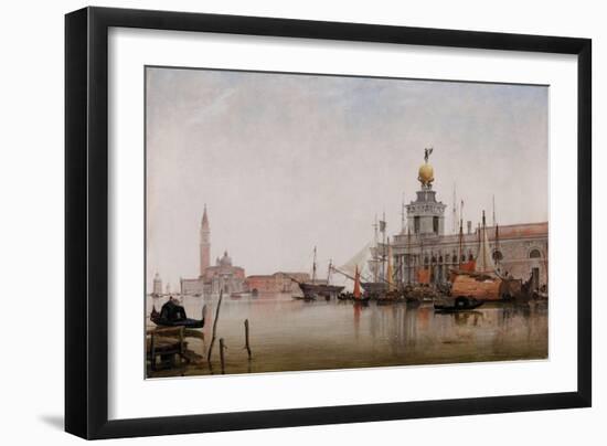 The Dogana Di Mare with San Giorgio Maggiore Beyond, 1863-Edward William Cooke-Framed Giclee Print