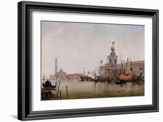 The Dogana Di Mare with San Giorgio Maggiore Beyond, 1863-Edward William Cooke-Framed Giclee Print