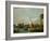 The Dogana in Venice, around 1730-Canaletto-Framed Giclee Print