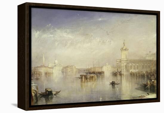 The Dogano, San Giorgio, Citella, from the Steps of the Europa-J. M. W. Turner-Framed Premier Image Canvas