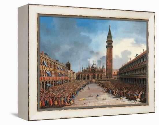 The Doge in the Pozzetto in Piazza San Marco-Giovanni Grubacs-Framed Premier Image Canvas