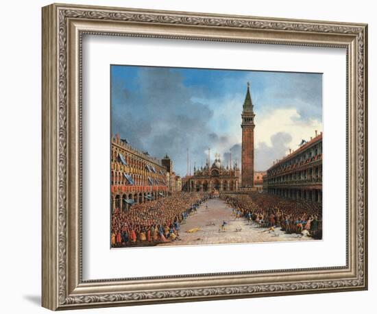 The Doge in the Pozzetto in Piazza San Marco-Giovanni Grubacs-Framed Giclee Print