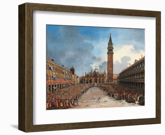 The Doge in the Pozzetto in Piazza San Marco-Giovanni Grubacs-Framed Giclee Print