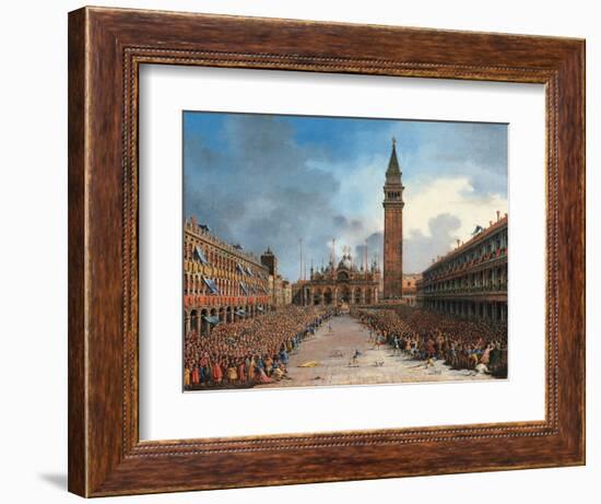 The Doge in the Pozzetto in Piazza San Marco-Giovanni Grubacs-Framed Giclee Print