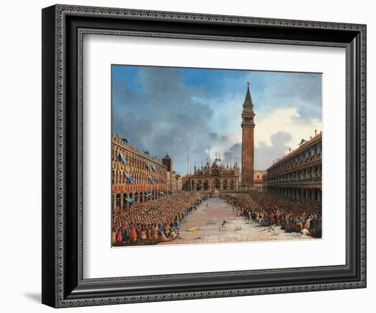 The Doge in the Pozzetto in Piazza San Marco-Giovanni Grubacs-Framed Giclee Print