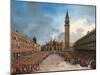 The Doge in the Pozzetto in Piazza San Marco-Giovanni Grubacs-Mounted Giclee Print