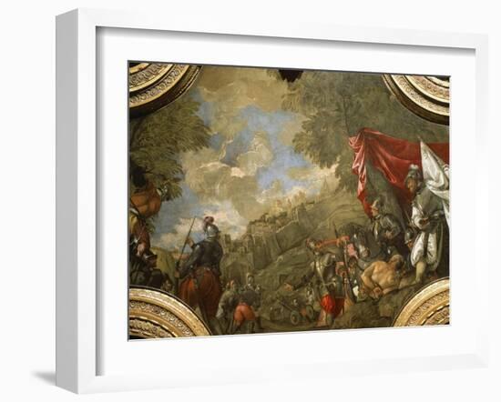 The Doge Pietro Mocenigo Conquering Smirne in 1471-Paolo Veronese-Framed Giclee Print