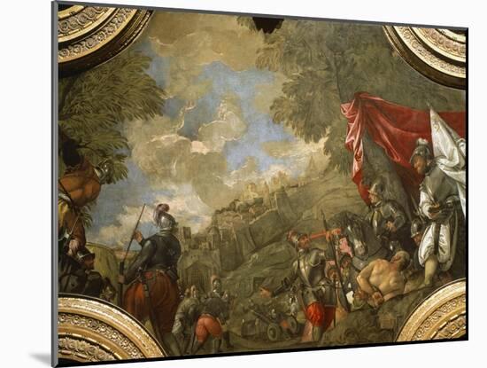 The Doge Pietro Mocenigo Conquering Smirne in 1471-Paolo Veronese-Mounted Giclee Print