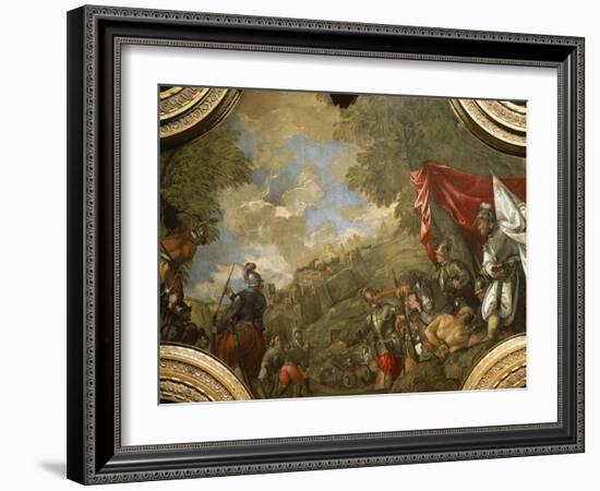 The Doge Pietro Mocenigo Conquering Smirne in 1471-Paolo Veronese-Framed Giclee Print