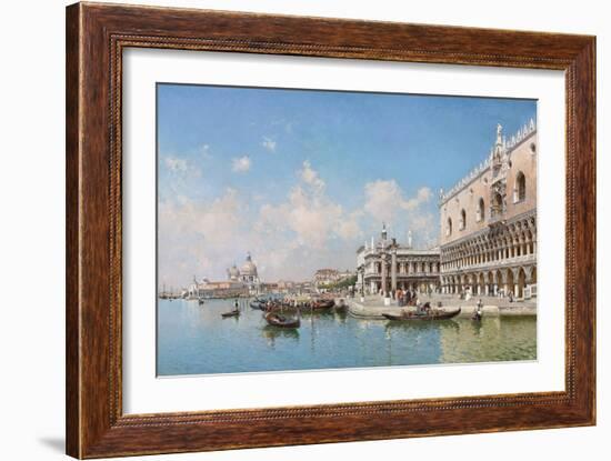 The Doge's Palace and Santa Maria Della Salute, 1896-Federico del Campo-Framed Giclee Print