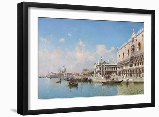 The Doge's Palace and Santa Maria Della Salute, 1896-Federico del Campo-Framed Giclee Print