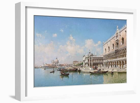 The Doge's Palace and Santa Maria Della Salute, 1896-Federico del Campo-Framed Giclee Print