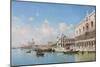 The Doge's Palace and Santa Maria Della Salute, 1896-Federico del Campo-Mounted Giclee Print