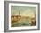 The Doge's Palace and the Molo from the Basin of San Marco, Venice, C.1770-Francesco Guardi-Framed Giclee Print